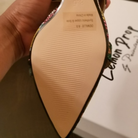 Lemon Drop Multi-Colored Wedges - Picture 3 of 4